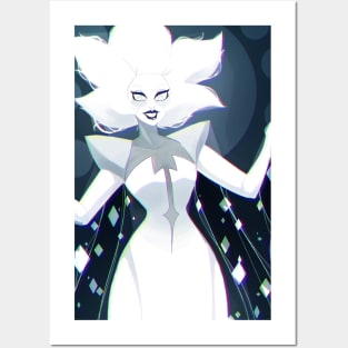 White Diamond Posters and Art